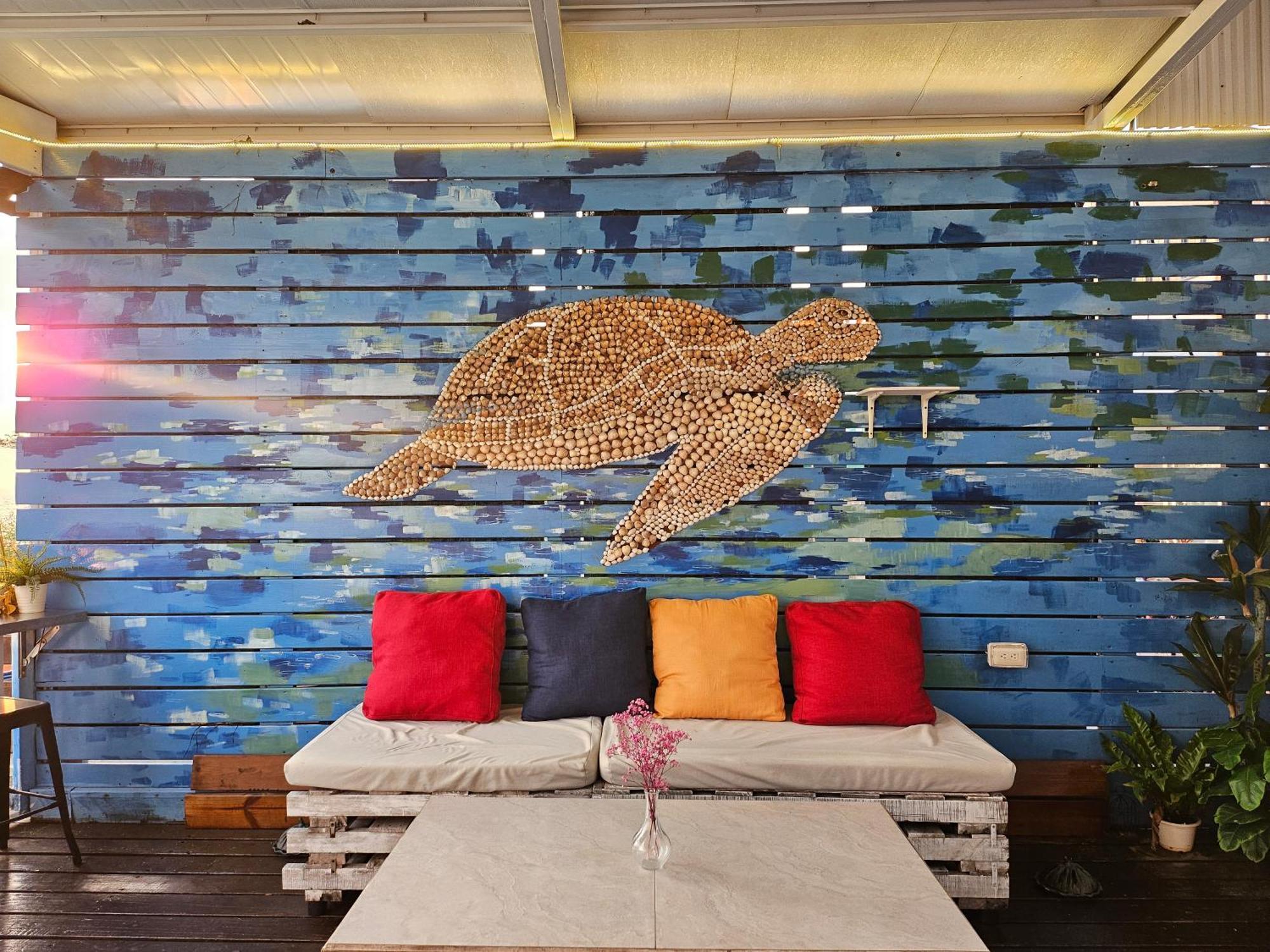 舞浪海景旅店 Hotel Xiaoliuqiu Bagian luar foto